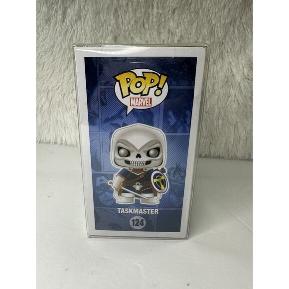 Funko Pop‎ Marvel Taskmaster #124 Walgreens Exclusive New With Protector - Picture 7 of 8